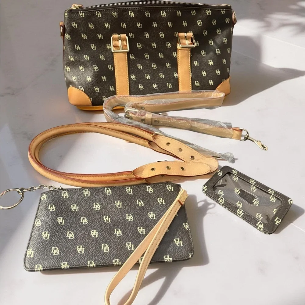 Dooney & Bourke 5 Piece Monogram Satchel Signature Set Shoulder Bag